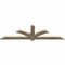 Ekena Millwork Redmond Rough Sawn Timber Gable Bracket, Douglas Fir, 72"W x 21"H x 2"D x 4"F, 7/12 Pitch GBW072X21X0204RED00RDF - alternate 2